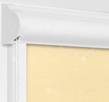 Рулонные кассетные шторы УНИ - Карина сливочный