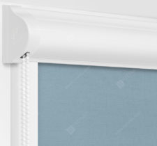Рулонные кассетные шторы УНИ - Карина светло-синий