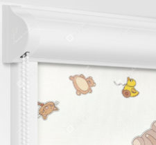 Рулонные кассетные шторы УНИ - Зоопарк