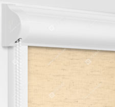 Рулонные кассетные шторы УНИ - Сахара песочный