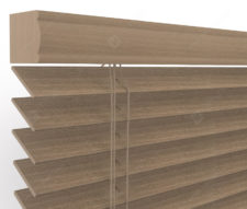 Деревянные жалюзи 50 мм, цвет пепельный 50K-39