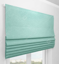Римские шторы Шале бирюза